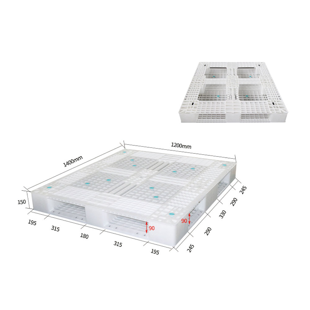 DDT1412 Lagana i izdržljiva plastična paleta